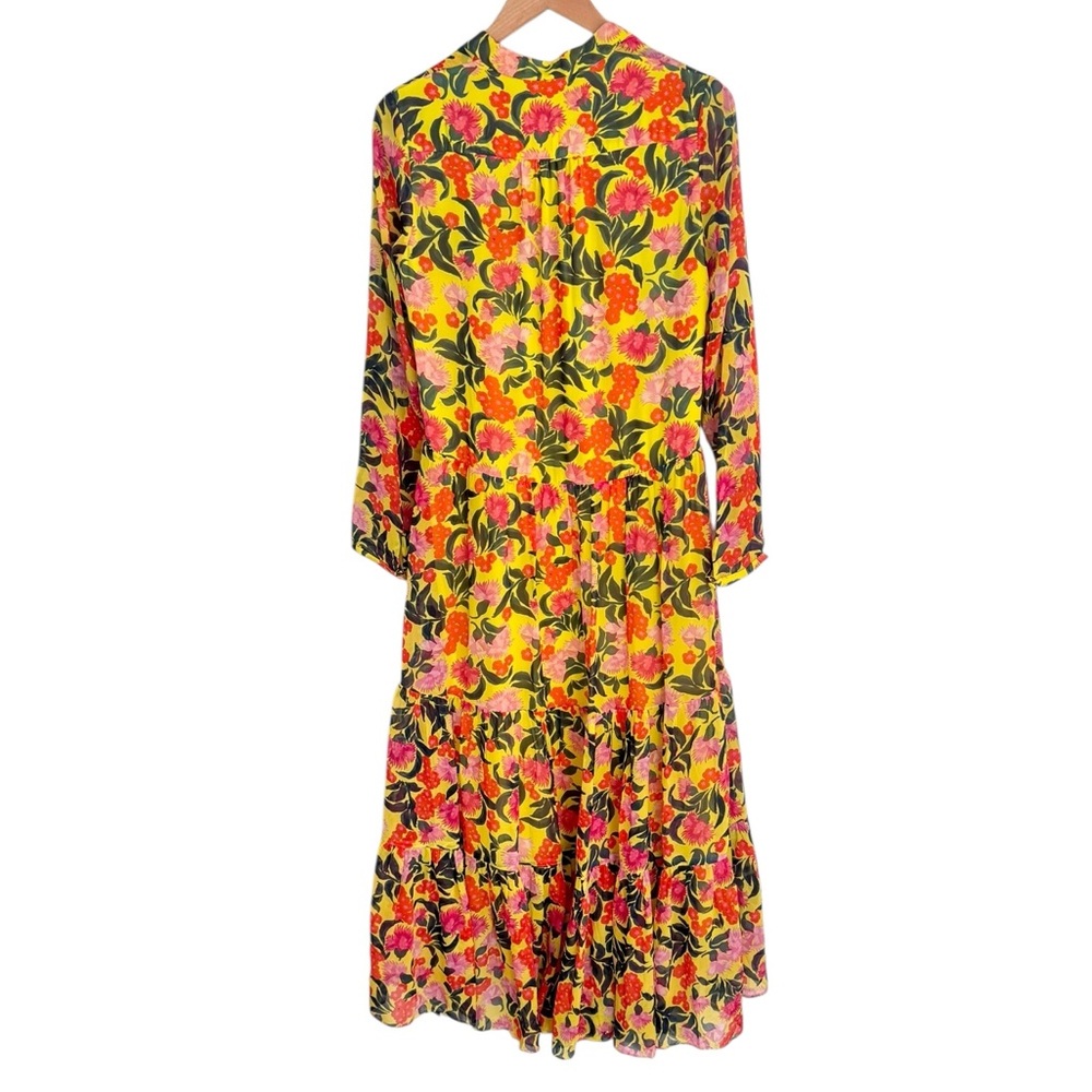 Saloni Alexia Azalea Silk Maxi Dress - Picture 13 of 14